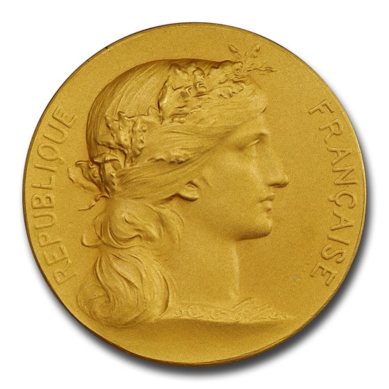 (1880 to Date) France Gold Medal SP-69 PCGS (Matte) (1880 to Date) France Gold Medal SP-69 PCGS (Matte)